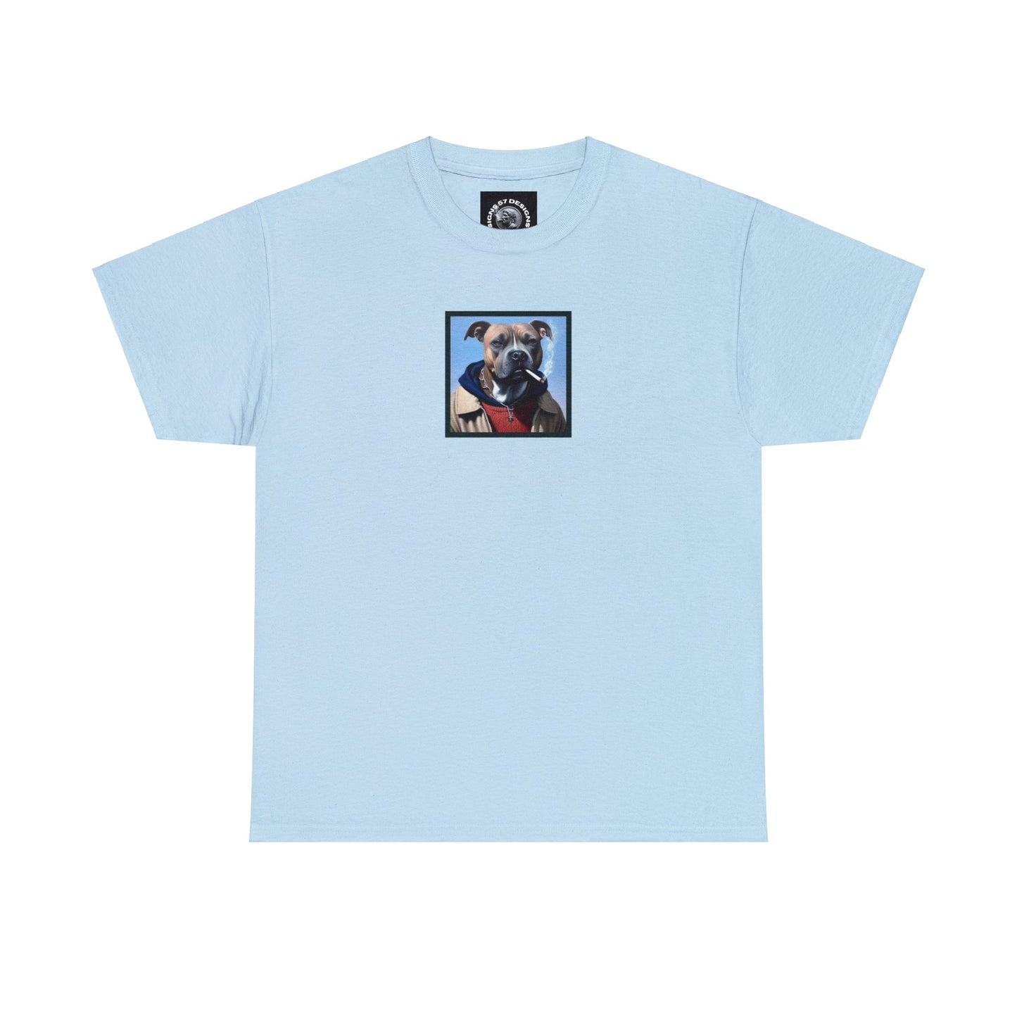 Smokin Staffie Heavy Cotton Tee