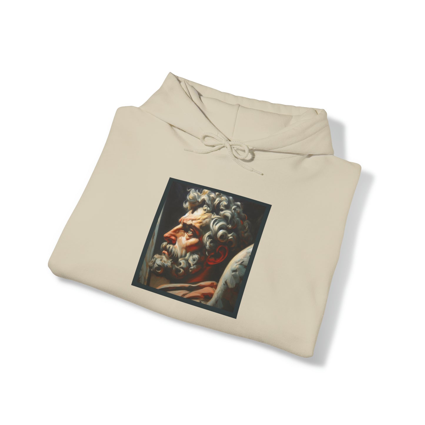 St.Michael Peter Howson inspired portrait Heavy Blend™ Hooded Sweatshirt