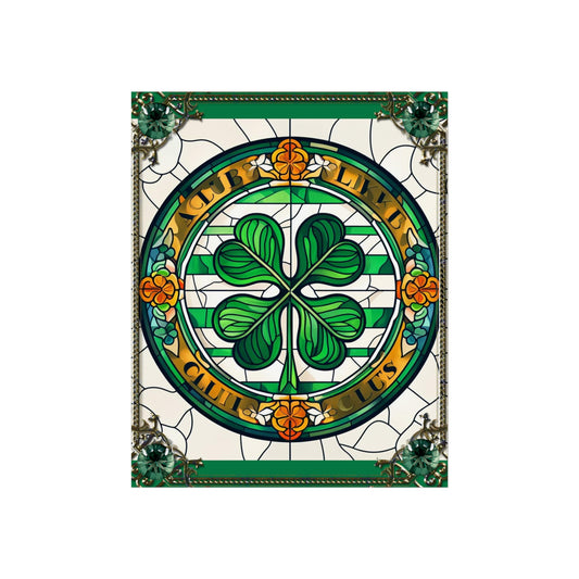 Celtic Inspired stain Glass Posters
