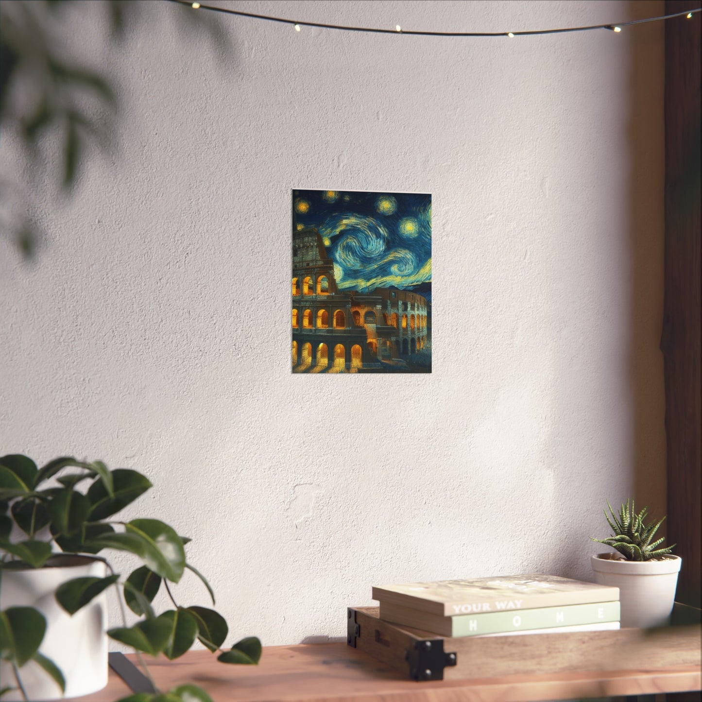 Colosseum under a starry night  Fine Art Posters