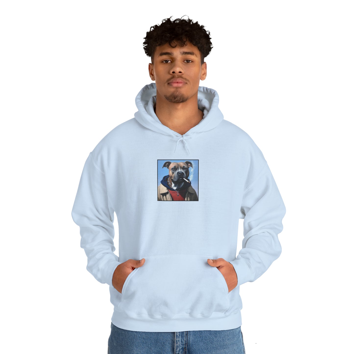 Smokin Staffie Hooded Sweatshirt