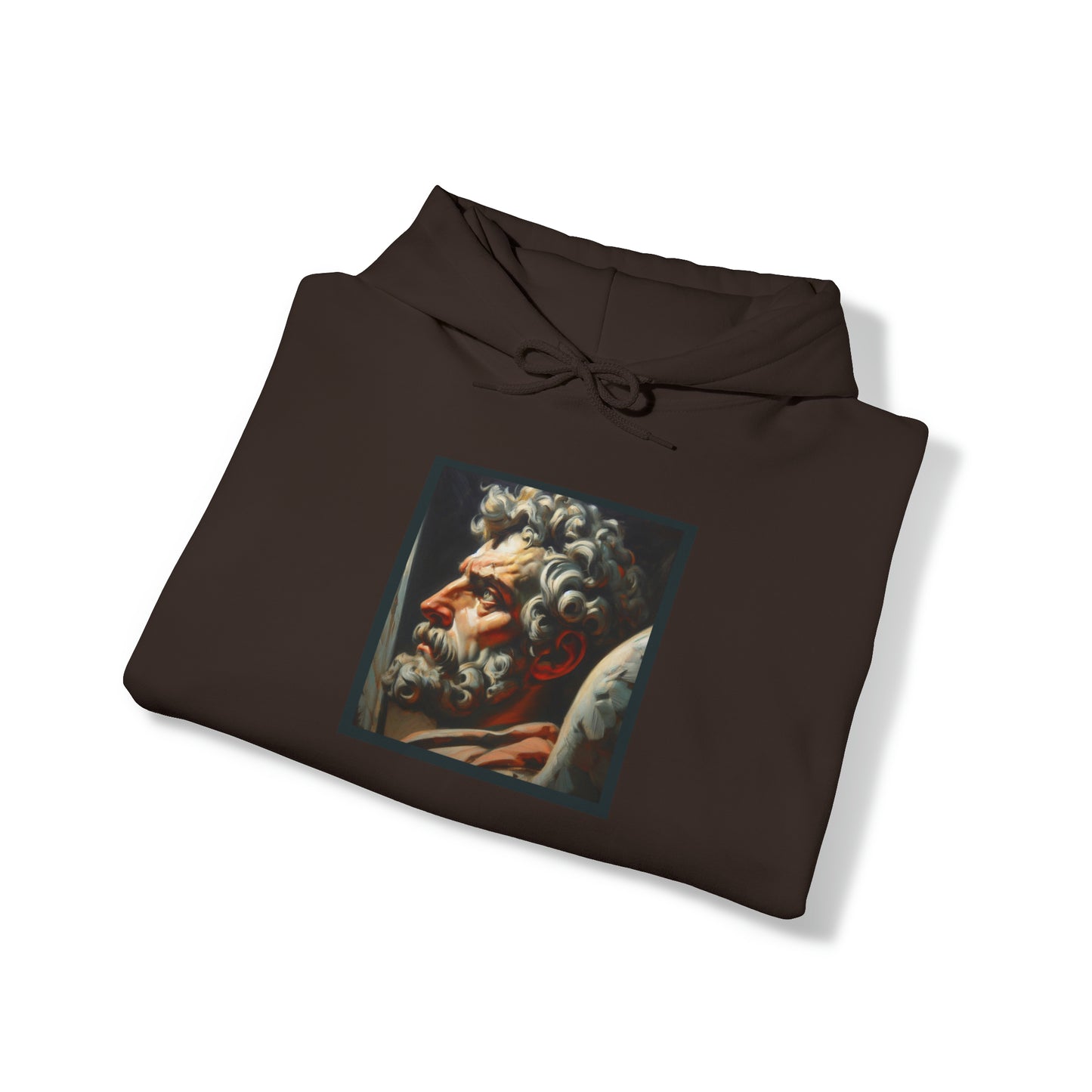 St.Michael Peter Howson inspired portrait Heavy Blend™ Hooded Sweatshirt