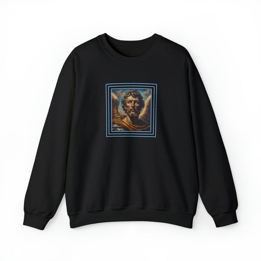 St.Michael in a Peter Howson inspired Heavy Blend™ Crewneck Sweatshirt