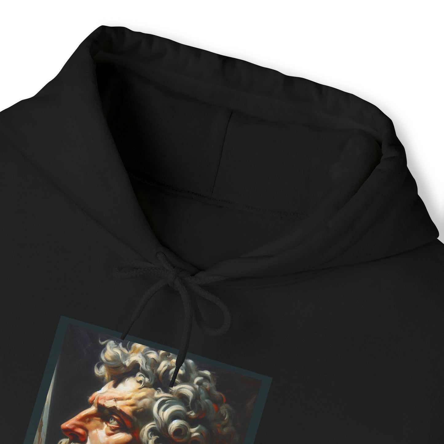 St.Michael Peter Howson inspired portrait Heavy Blend™ Hooded Sweatshirt