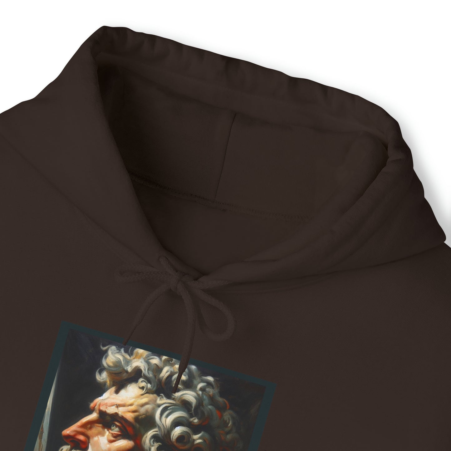 St.Michael Peter Howson inspired portrait Heavy Blend™ Hooded Sweatshirt