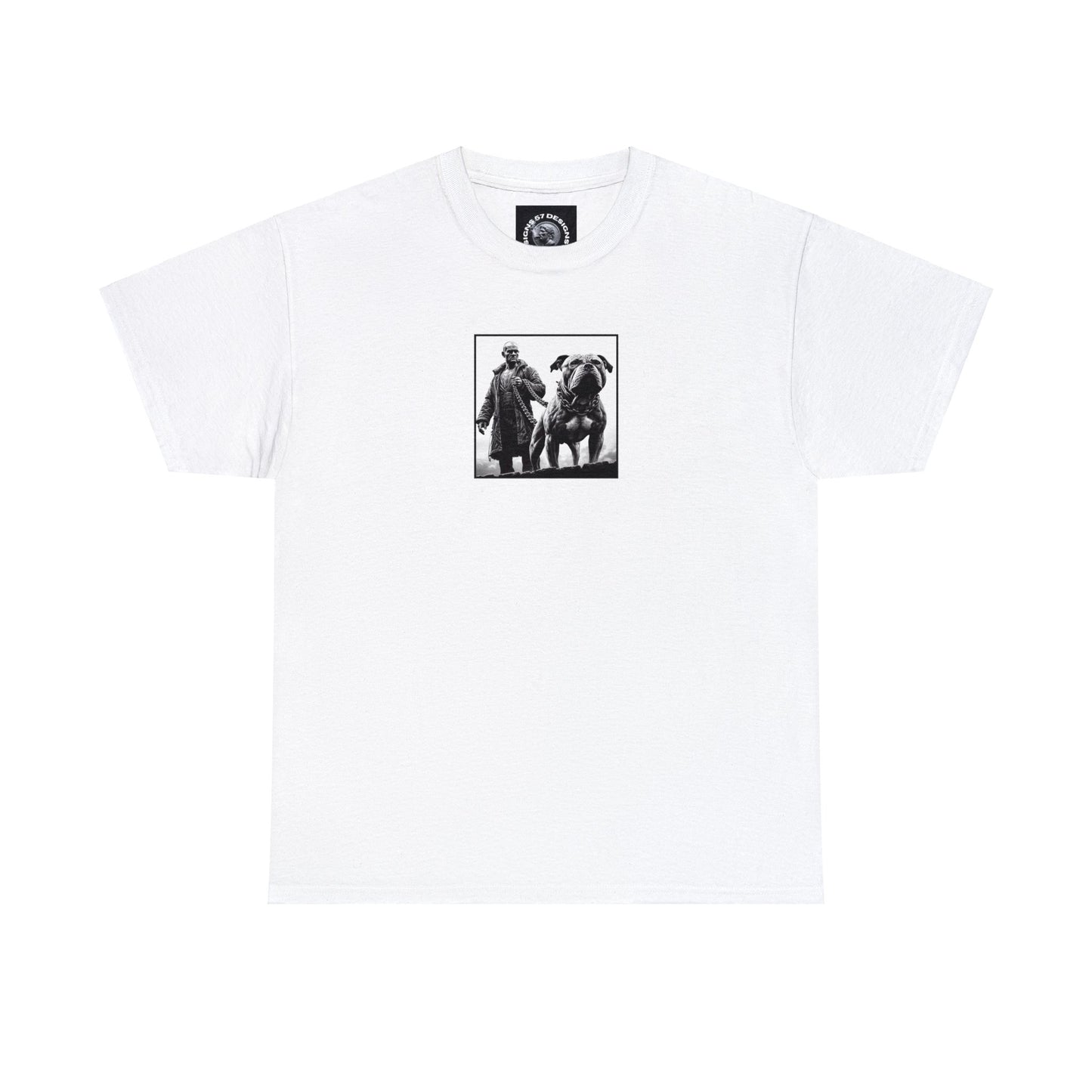 Man with his Dog Heavy Cotton Tee