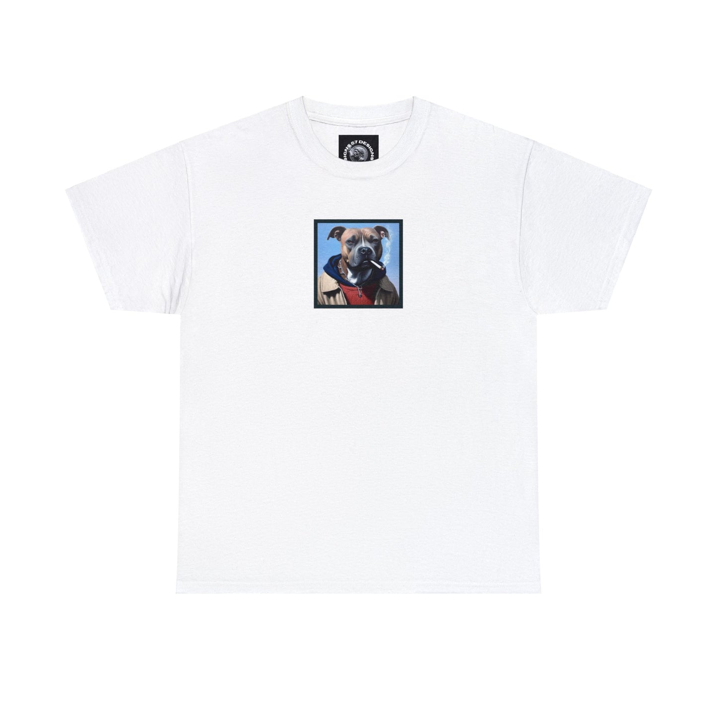 Smokin Staffie Heavy Cotton Tee