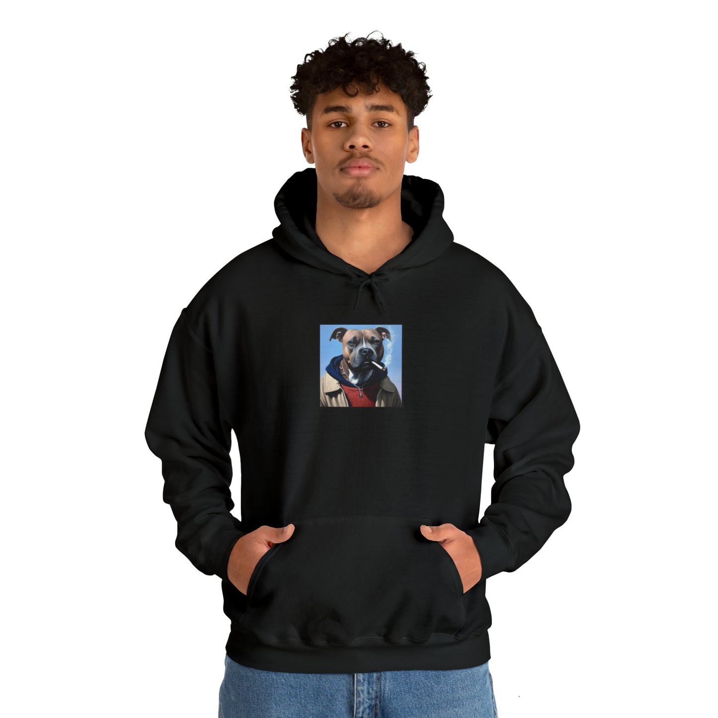 Smokin Staffie Hooded Sweatshirt