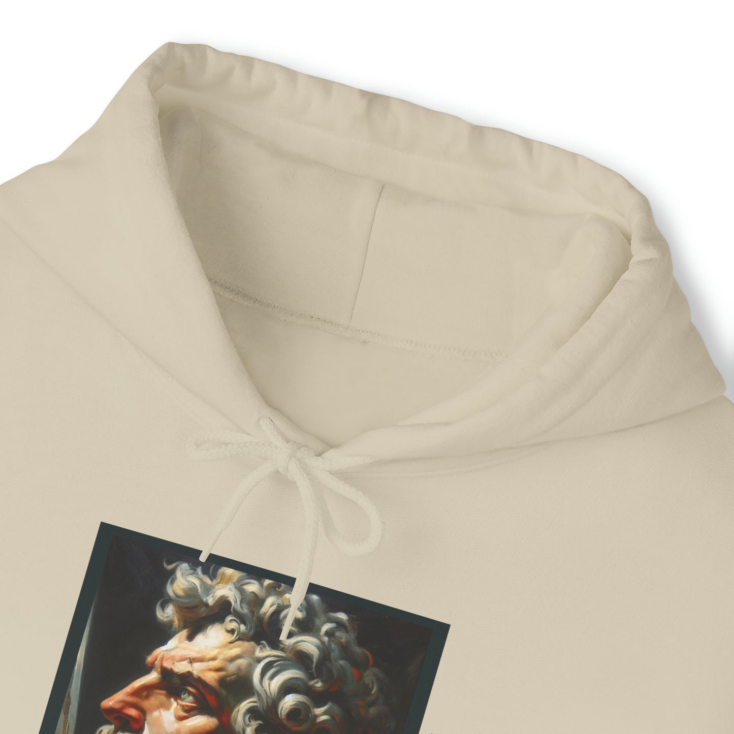 St.Michael Peter Howson inspired portrait Heavy Blend™ Hooded Sweatshirt