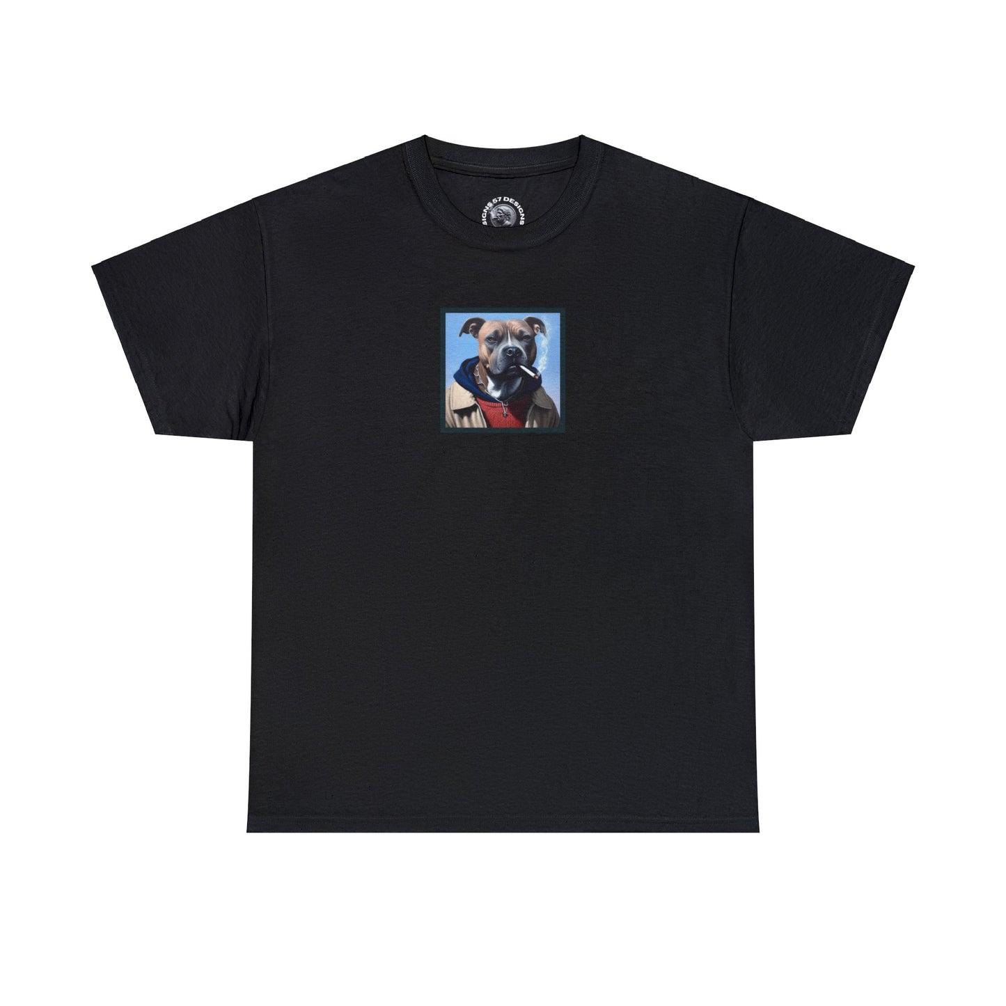 Smokin Staffie Heavy Cotton Tee