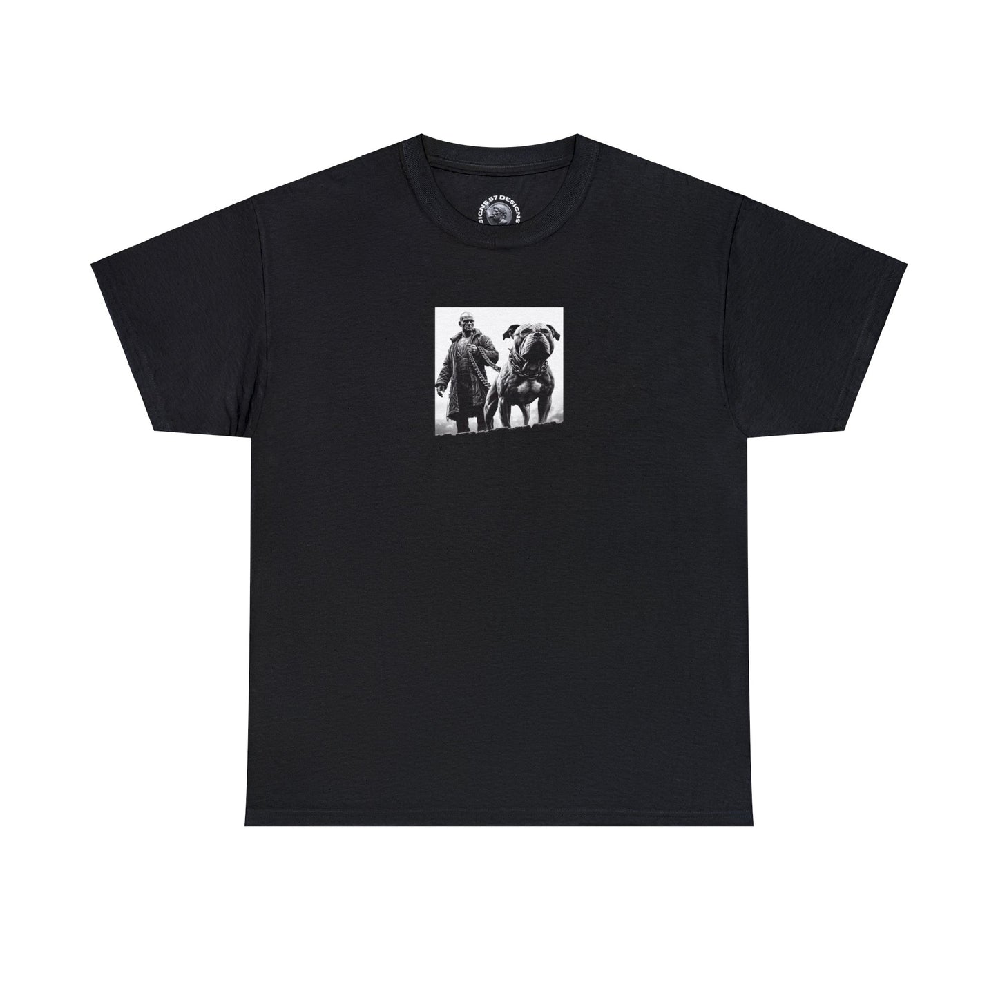 Man with his Dog Heavy Cotton Tee